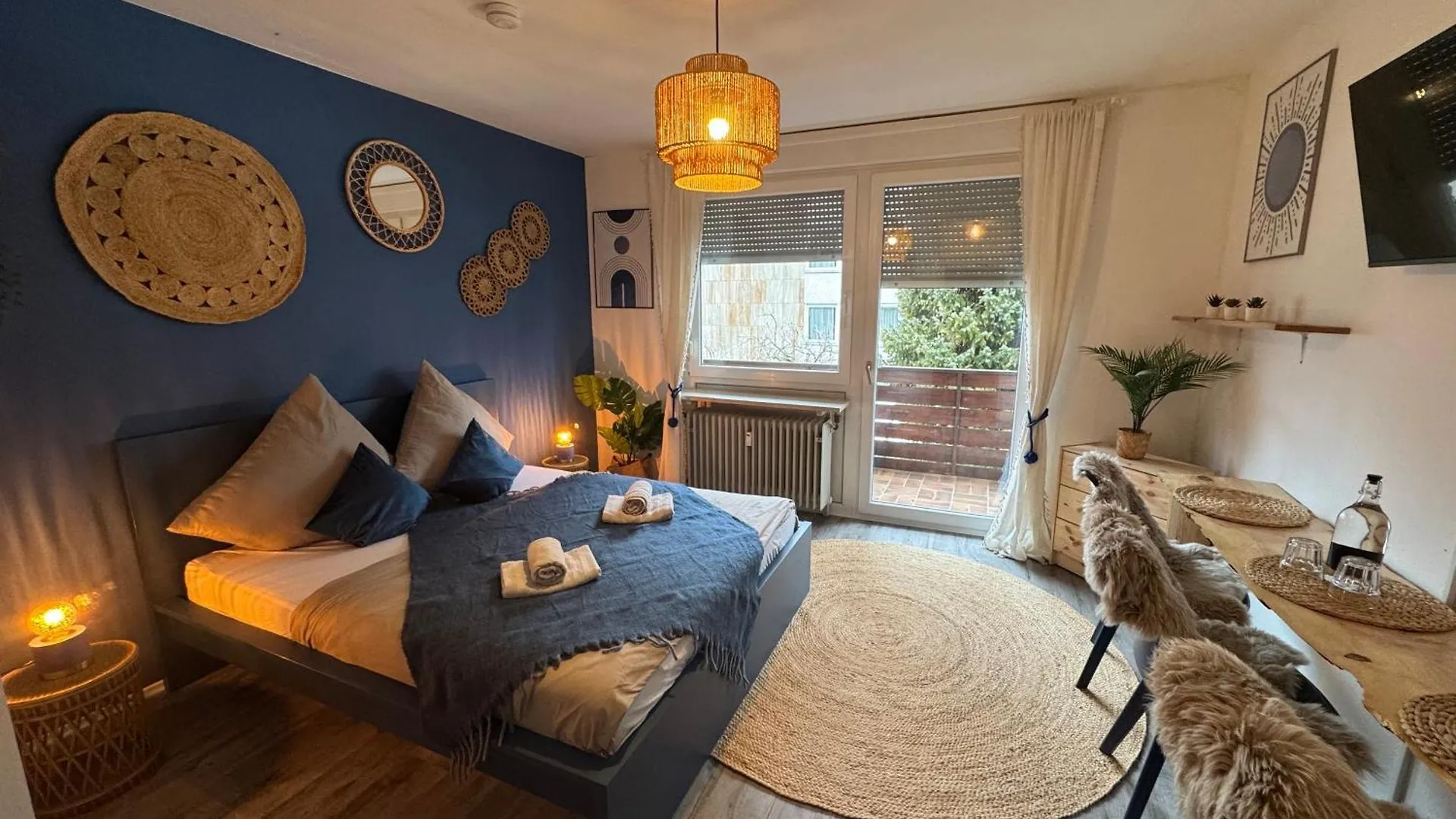 Boho Apartment Zirbe Blue Bad Reichenhall Germany